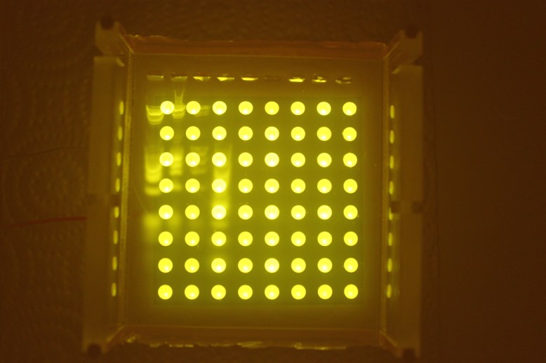 Very uneven, but very bright.